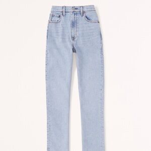 NWT Abercrombie & Fitch Ultra 90s High Rise Slim Straight Jeans